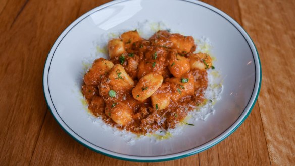 Neighbourhood's gnocchi with lamb ragu.