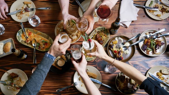 Pisco sours and ceviche at Pastuso.