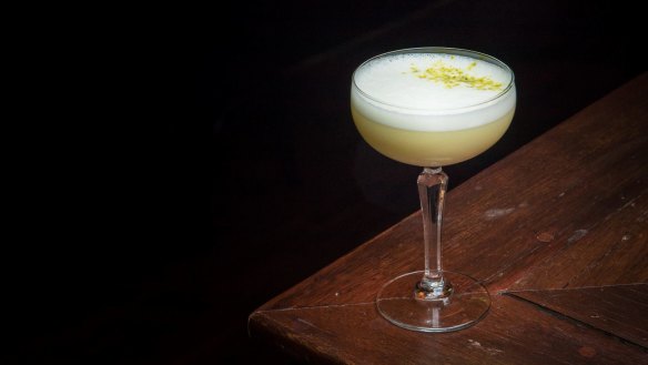 The Leyenda cocktail combines mezcal and chartreuse.