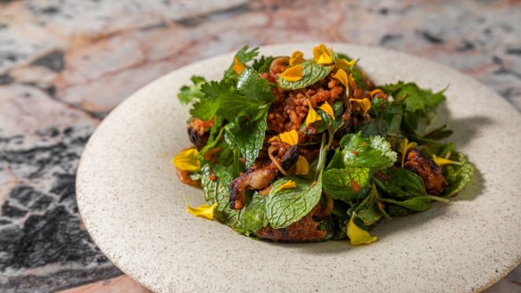 Fresh produce served at Etta.