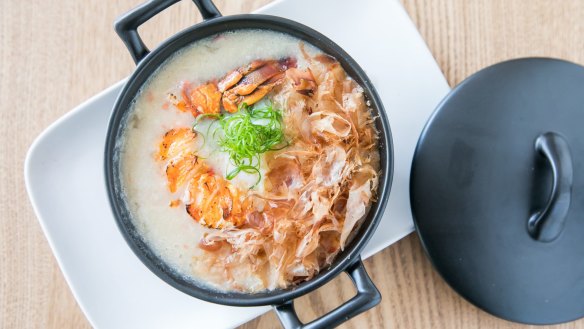 Lobster congee with a slow-cooked onsen egg.