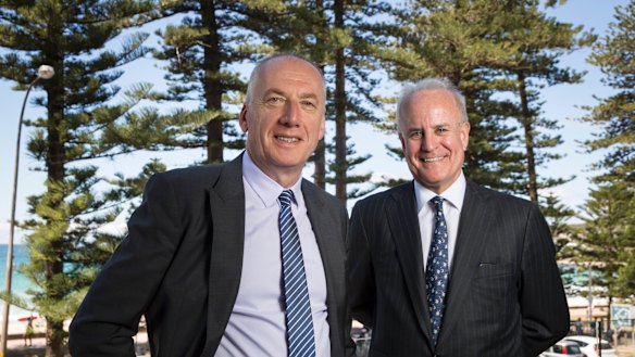 SurfStitch CEO Mike Sonand and chairman Sam Weiss: The company said the suspension was likely to last until the release of its full-year results at the end of August.