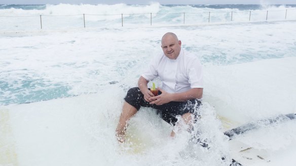 Chef Monty Koludrovic at Icebergs.