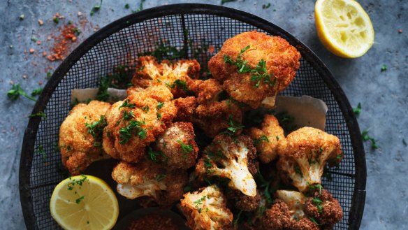 Spicy fried cauliflower.