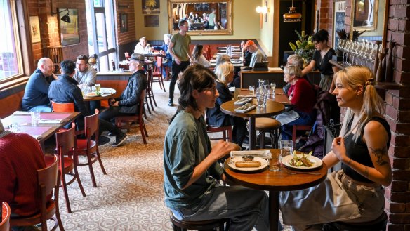 The revamped Royal Oak Hotel in Fitzroy North.