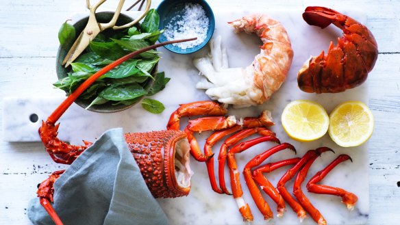 Exports of Australian lobster and wheat suffered last year.