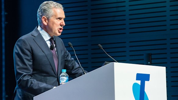 Telstra chief executive Andy Penn said Telstra was "definitely prepared to sell down" its stake to help achieve a float in coming years.