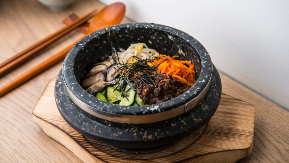 On song: Dolsot bibimbap