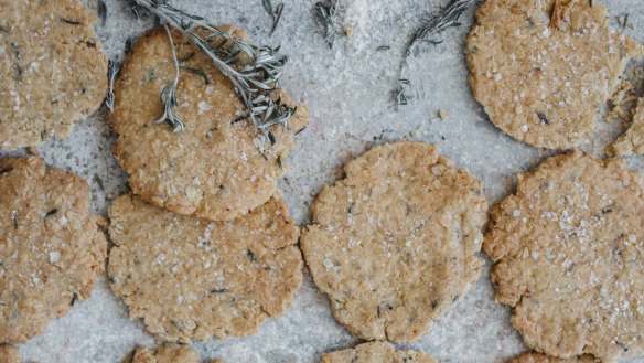 Anzac biscuits made with ground cinnamon myrtle.