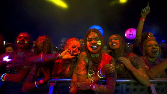 The Color Run Night takes over city streets