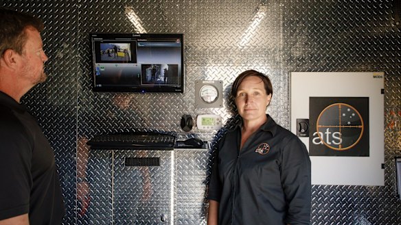 ATS CEO Paul Burns and chief operations officer Lee Bath say their 'live box' shooting range is a "game-changer" for Defence and police.