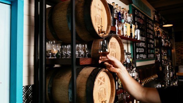 Adelaide's NOLA offers more than 200 whiskeys and New Orleans-style cocktails.