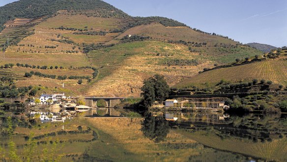 Reflections in the Douro River.