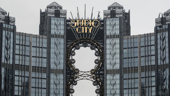 Melco Crown's $US3.2 billion Studio City casino resort in Macau.