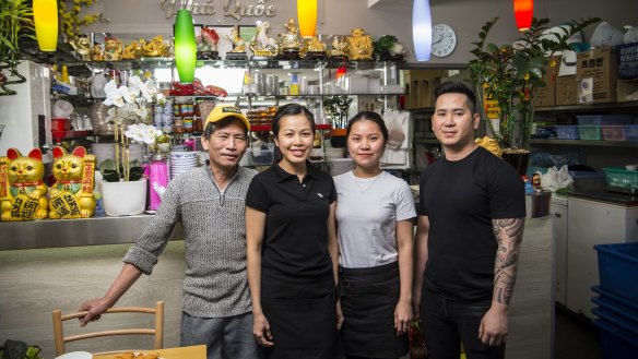 From left: Phu Quoc's Dan Tran, Mai Le, Hoa Le and Cam Le. 