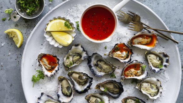 In Australia, we can eat oysters all year round.