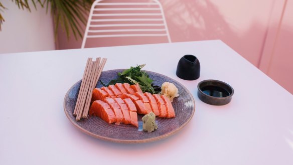 Sashimi from Hyde Park House's modern Japanese menu.