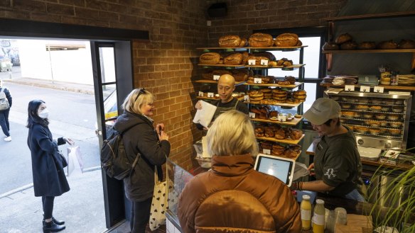 A.P. Town attracts a devoted following of pastry and bread lovers.