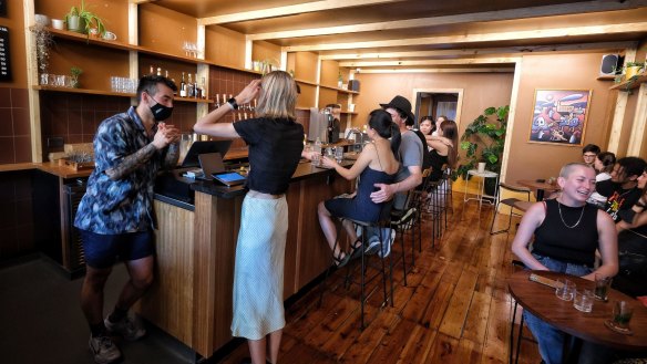 Carlton's Good Measure is a cafe by day and bar by night.