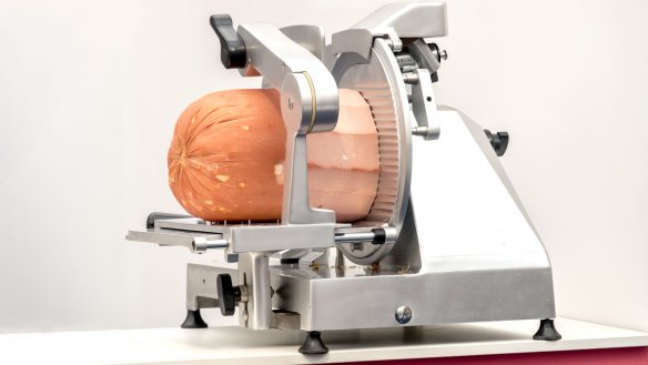 A 'scary' meat slicer.