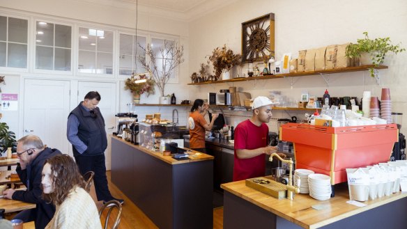 Love is at the heart of this small, fetching cafe in Ashfield. 