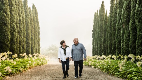 John Di Pietro and Anna Gallo at Pietro Gallus Estate in Warrandyte are set to open a grappa tasting room.