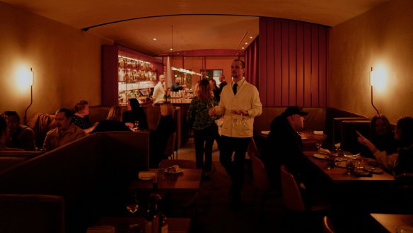 White-jacketed staff at Tetto di Carolina in South Yarra.