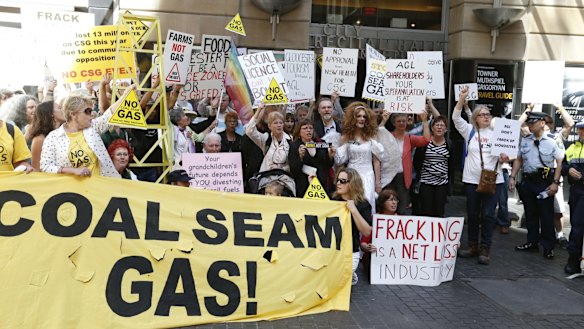 Flowback: Opponents of AGL's CSG plans say environmental controls are not being enforced. 