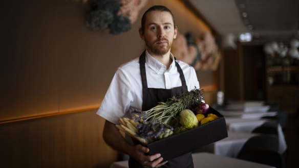 Aria's new executive chef Thomas Gorringe is preparing to reopen with a new fresh menu to bring the restraurant out of lockdown. 