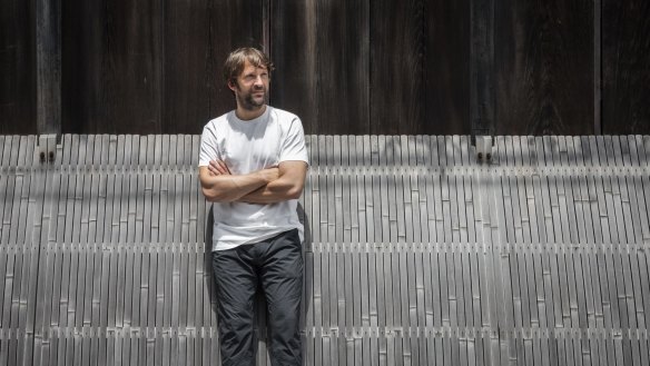 Chef Rene Redzepi in Kyoto, where his restaurant team is currently preparing 