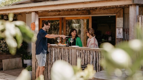 The cellar door at Quealy Wines, Mornington Peninsula. 