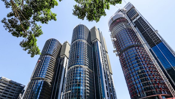 Lendlease lifted earnings for the development division by 10 per cent, in part because of the completion of the last of the three Barangaroo office towers in Sydney.
