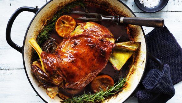 Adam Liaw's slow-cooked Tunisian lamb with rosemary (