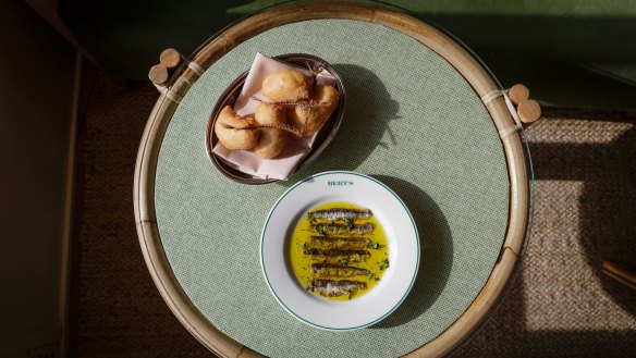 Hand-filleted anchovies.