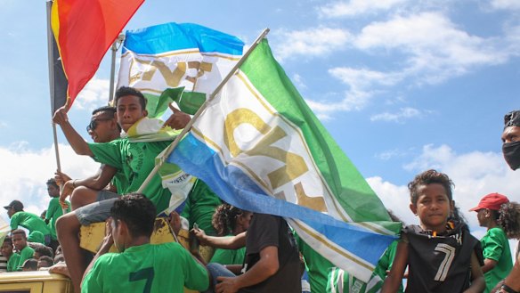Young people campaign ahead of East Timor's parliamentary election.