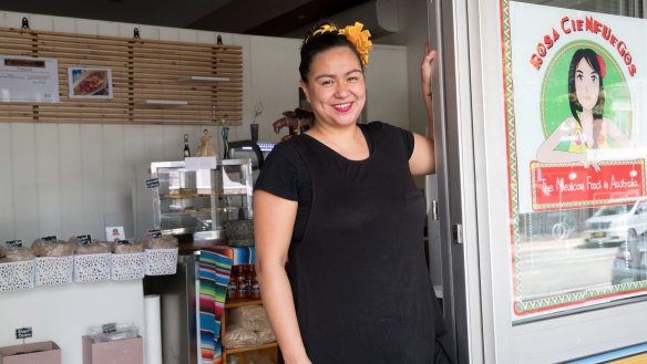 Rosa Cienfuegos at her Dulwich Hill shop.