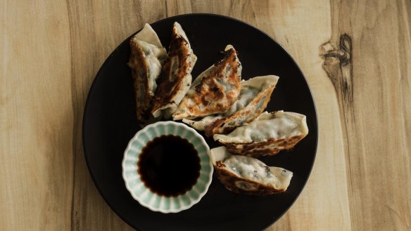 Vegie gyoza. 