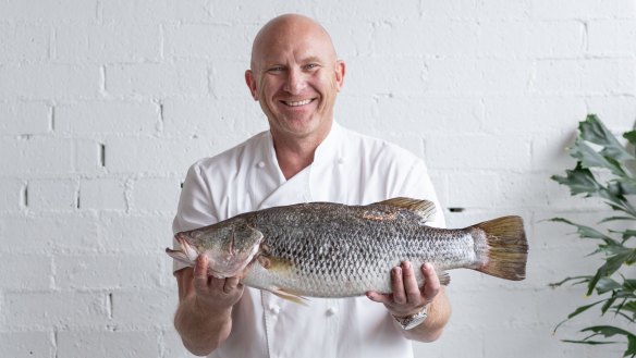 Restaurateur-chef Matt Moran says our national white fish, barramundi, is a best seller in Australian restaurants.
