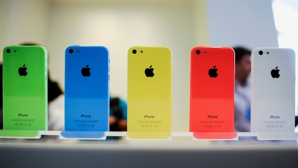 Apple gets almost two-thirds of its revenue from the iPhone, compared with 39 per cent in 2010. However, those sales come from 58 different iterations of the device now, up from five flavours in 2010.