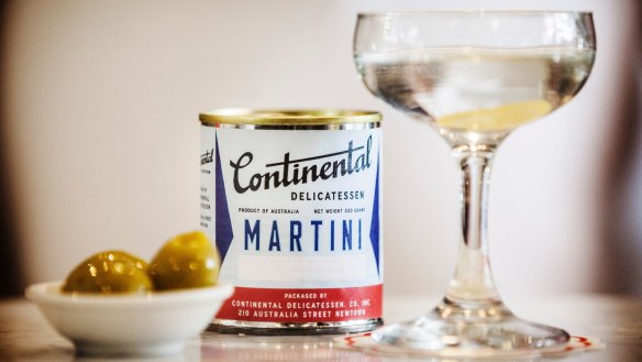 A mar-tinny at Continental Deli Bar & Bistro in Newtown.