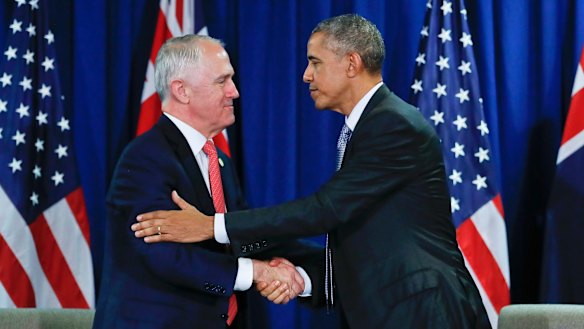 Prime Minister Malcolm Turnbull met with US President Barack Obama at the APEC summit.