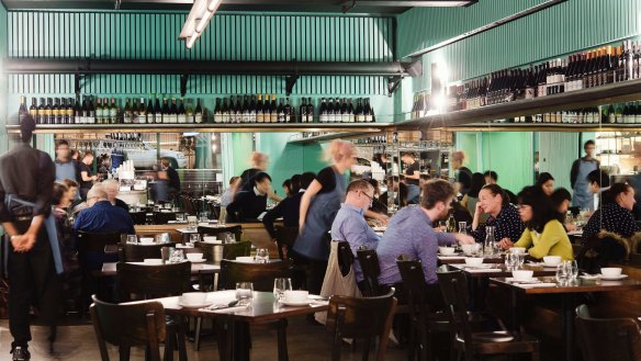 Farewell: Paper Bird's gangnam-green interior.