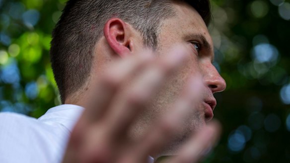White nationalist Richard Spencer speaking after a white nationalist rally was declared an unlawful assembly on Saturday.