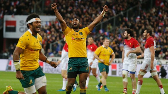 Tevita Kuridrani has scored five tries in his past eight Tests.