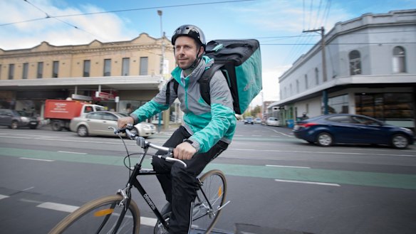Deliveroo's Australian head Levi Aron does undercover deliveries once a fortnight. 