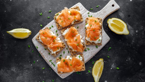 Fish and whole breads are staples of the Nordic diet.