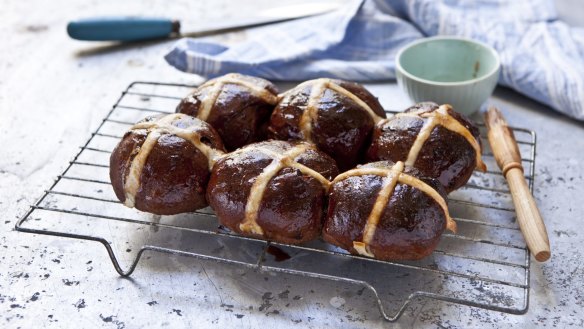 Karen Martini's hot cross buns recipe is great for cooking with kids.
