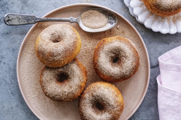 Fried pizza doughnuts.