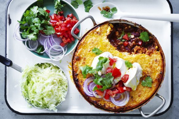 Tacos meet cottage pie.