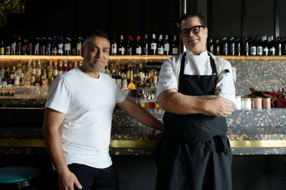 Johnny Di Francesco (owner) and Pierre Khodja (chef de cuisine) of 400 Gradi Mornington